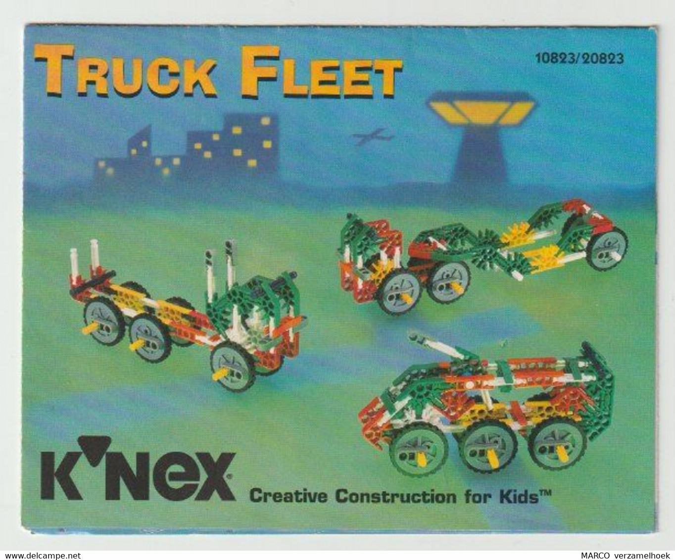 K'NEX Brochure-leaflet Truck Fleet 10823/20823 - K'nex