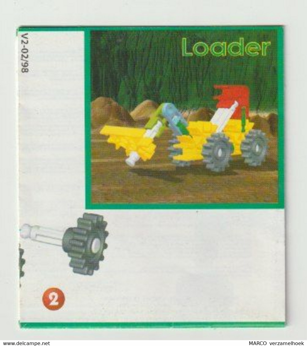 K'NEX Brochure-leaflet Creative Construction 20206 Steam Shovel - K'nex