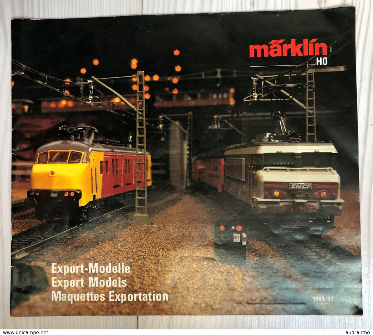 Catalogue MARKLIN 1989-1990 Modélisme Maquette Train électrique HO - Frankrijk