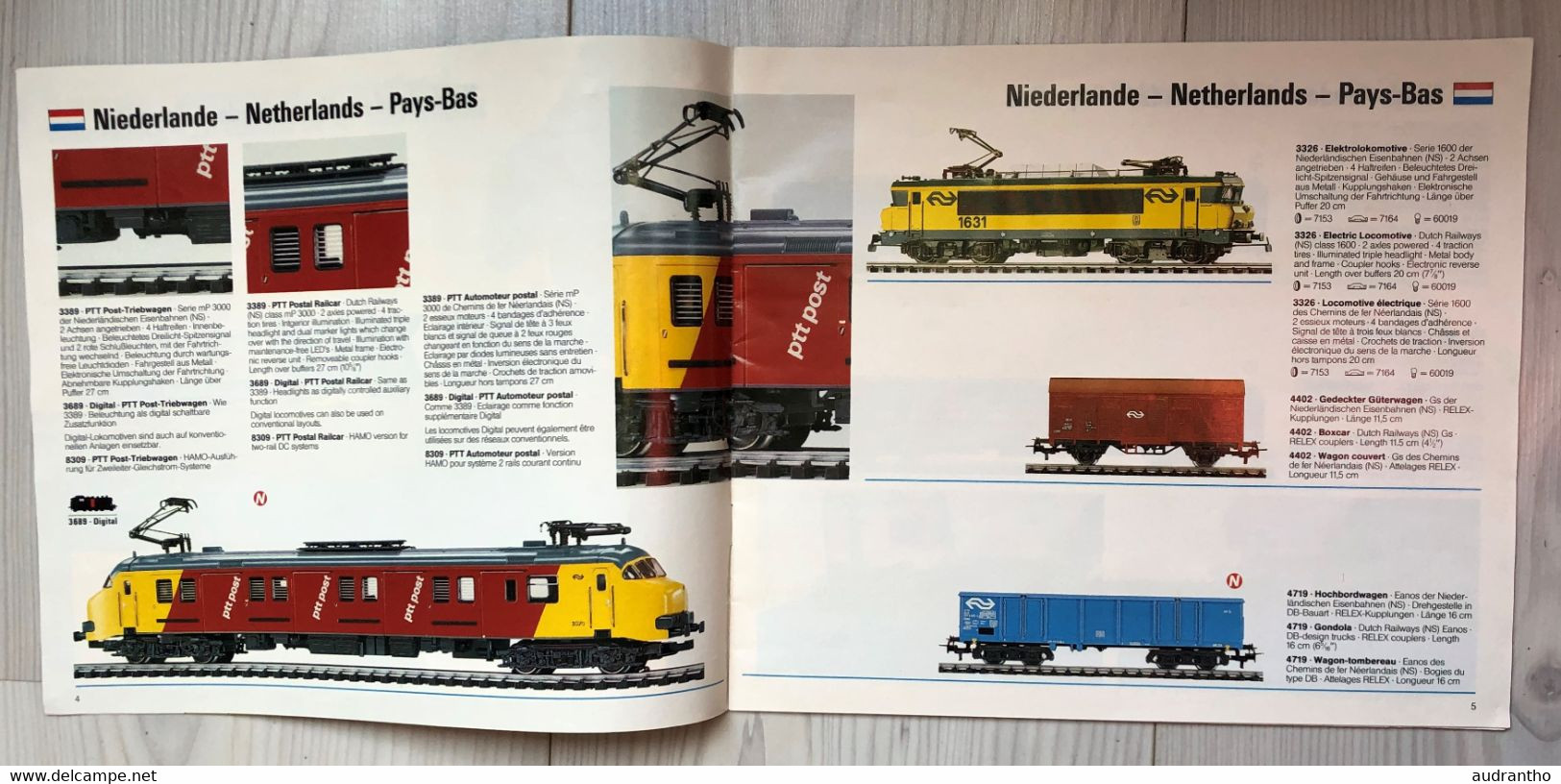 Catalogue MARKLIN 1989-1990 Modélisme Maquette Train électrique HO - Frankreich