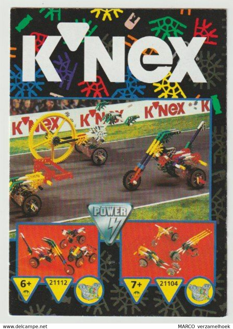 K'NEX Brochure-leaflet Creative Construction 21112-21104 Power - K'nex
