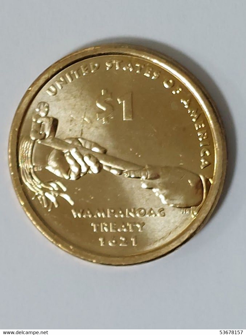 USA - 1 Dollar, 2011D, Wampanoag Treaty, KM# 503 - Sin Clasificación