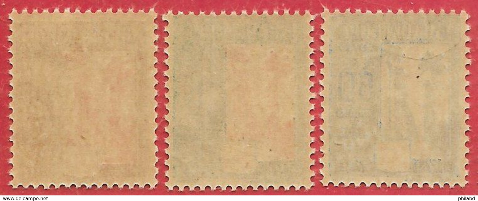 Guadeloupe Taxe N°38 à/to 40 1944 ** - Unused Stamps