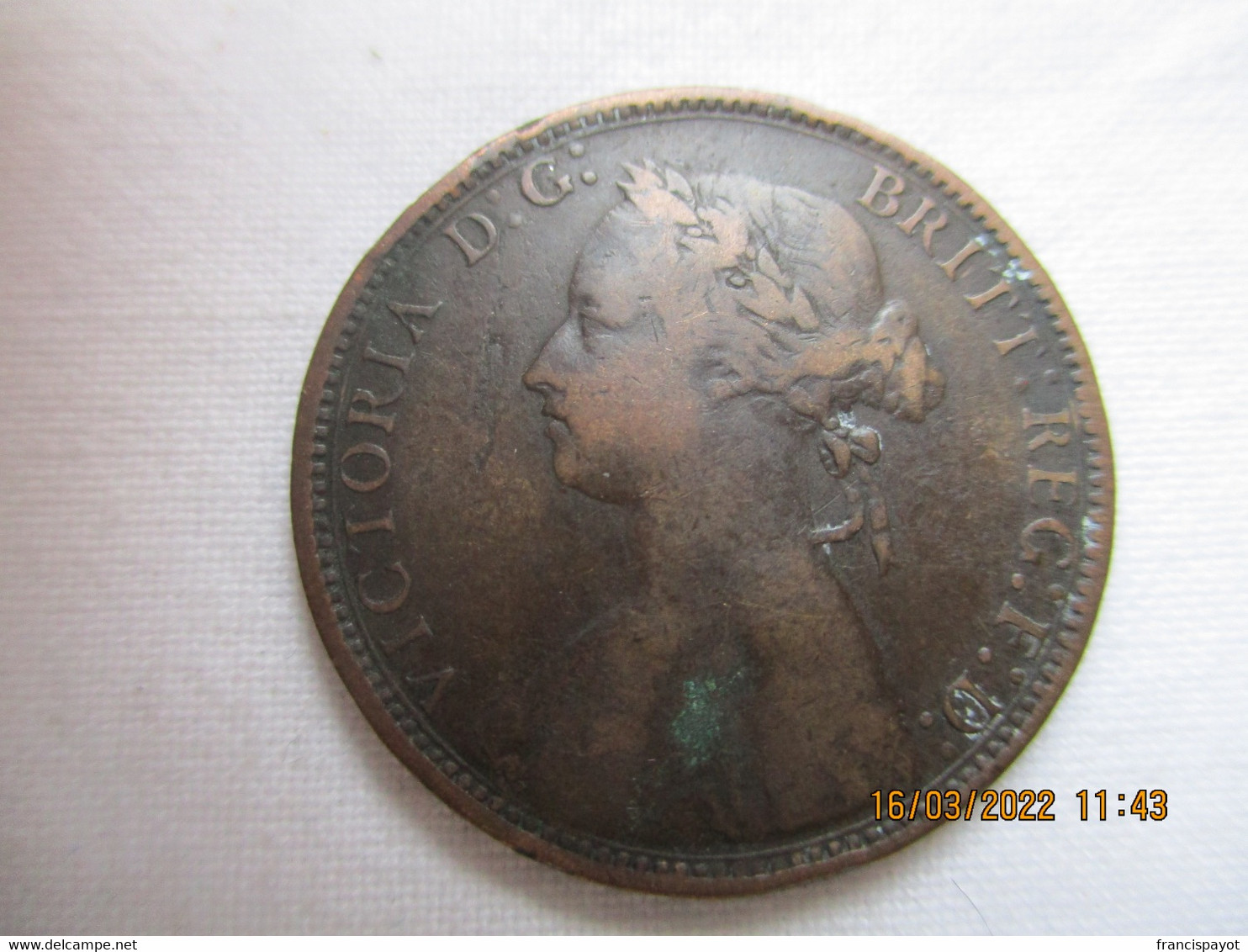 GB 1/2 Penny 1876 - C. 1/2 Penny