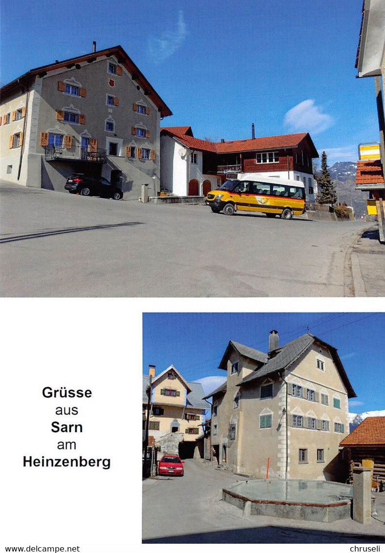 Sarn GR  2 Bild  Postauto  H   Limitierte Auflage! - Sarn