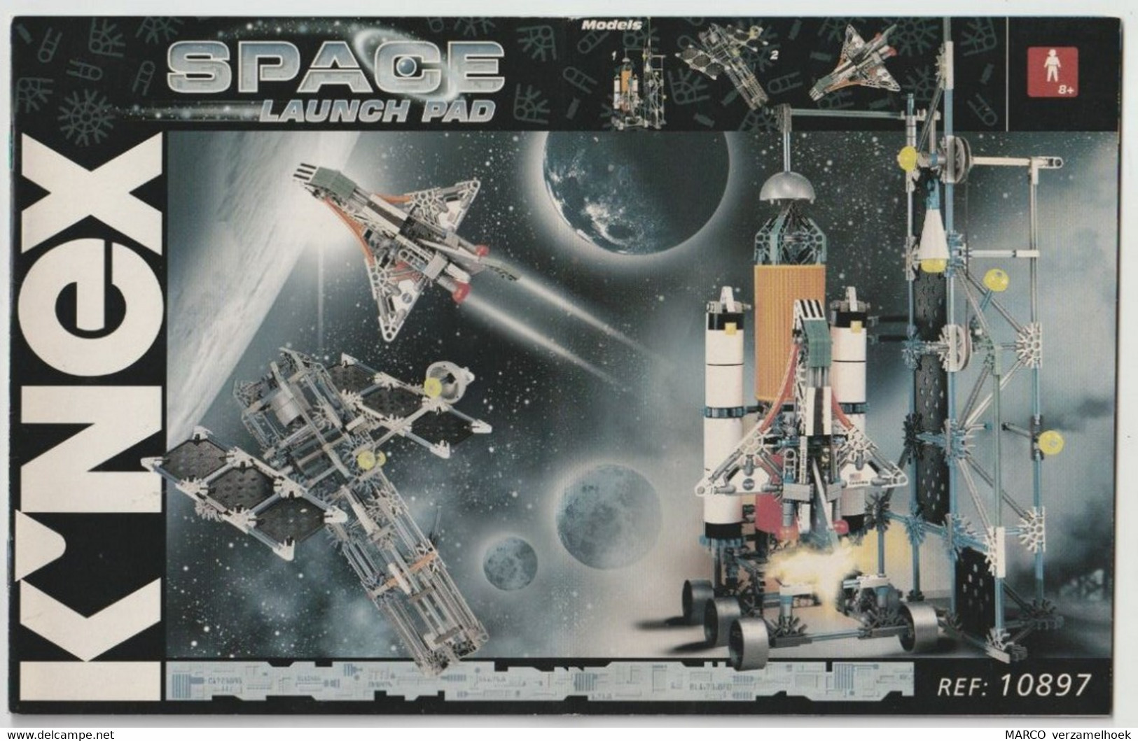 K'NEX Brochure-leaflet Space Launch Pad 10897 - K'nex
