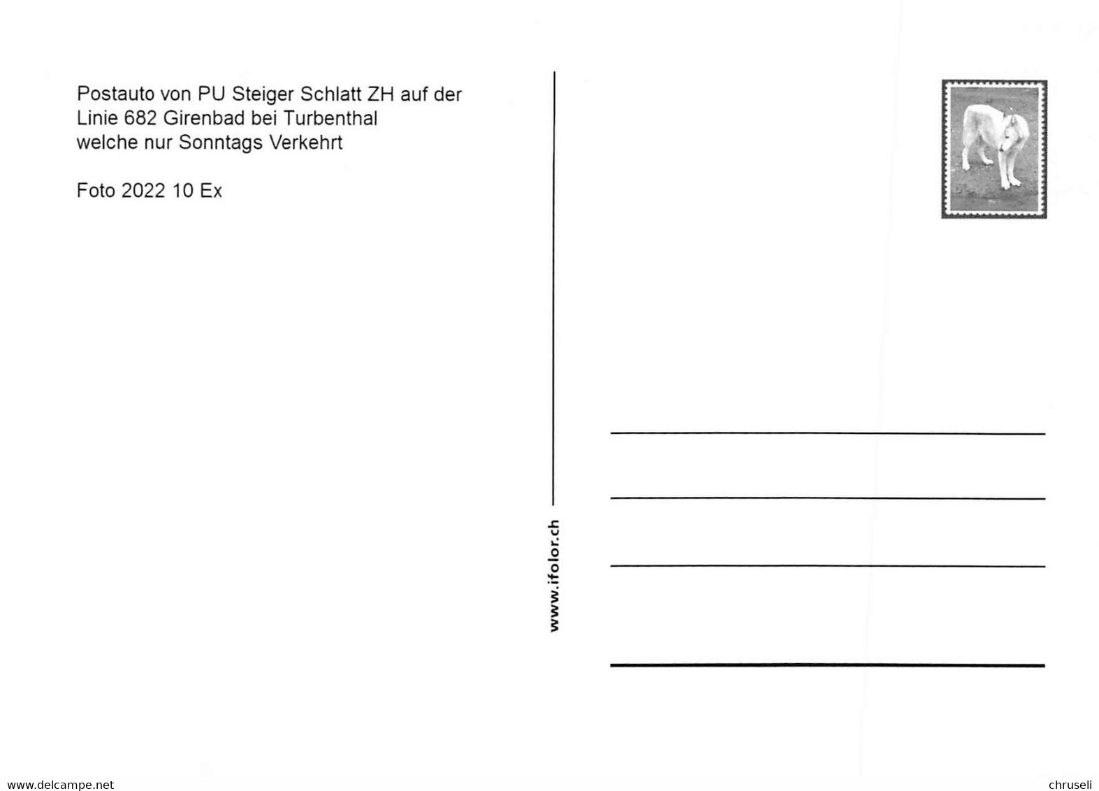 Elgg ZH  2 Bild Postauto  H  Limitierte Auflage! - Elgg