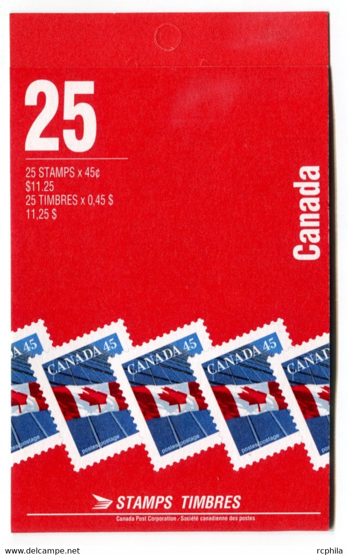 RC 20138 CANADA FLAG DRAPEAU CARNET COMPLET BOOKLET MNH NEUF ** - Libretti Completi