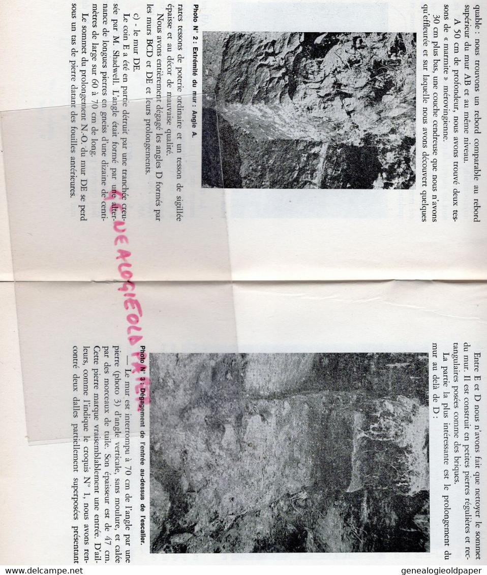 46- GOURDON MURAT-SONDAGES ARCHEOLOGIQUES SITE DE MAZIERES-MANOUS ET LINTZ- 1967 - Midi-Pyrénées