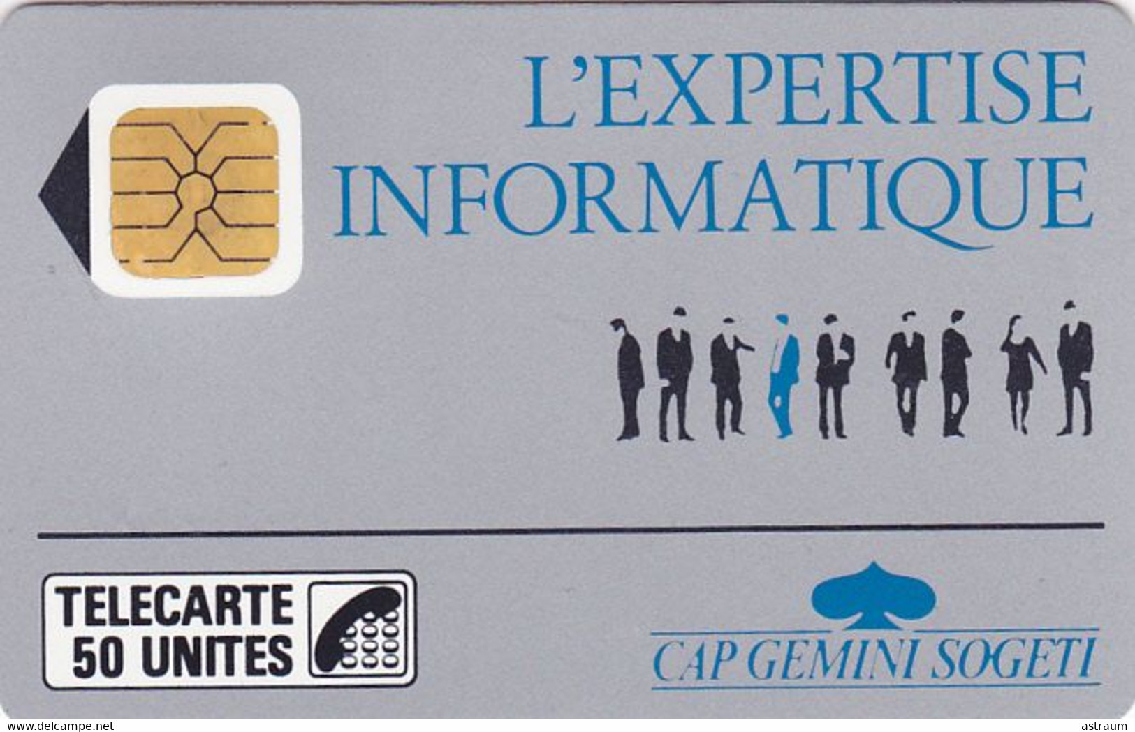 Telecarte Privée - D11 - Cap Gemini -pas Sur Delc.- SO1- 1980 Ex - 50 Un - 1987 - Privadas