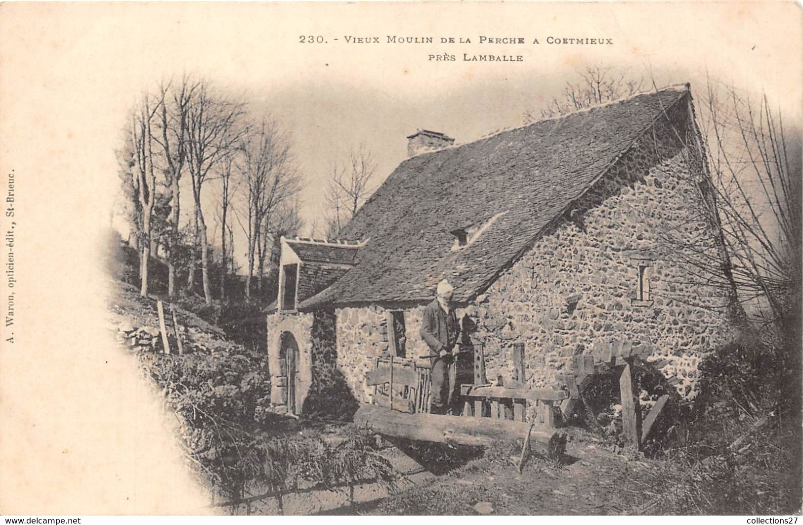 22-COETMIEUX- PRES LAMBALLE- VIEUX MOULIN DE LA PERCHE A COETMIEUX - Altri & Non Classificati