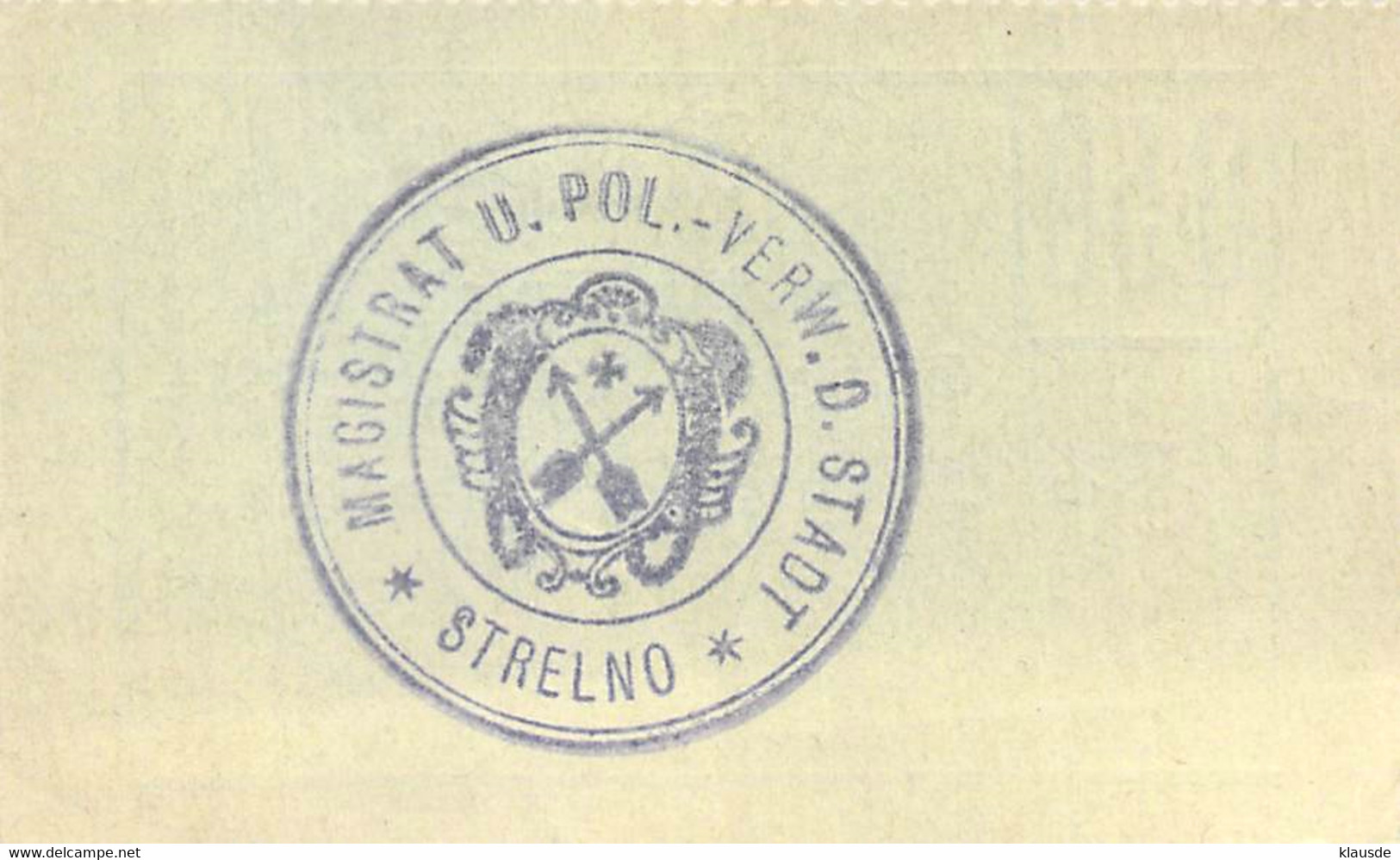 Strelno (Strzelno) Pommern 3  Notgeldschein 1914 UNC - Eerste Wereldoorlog