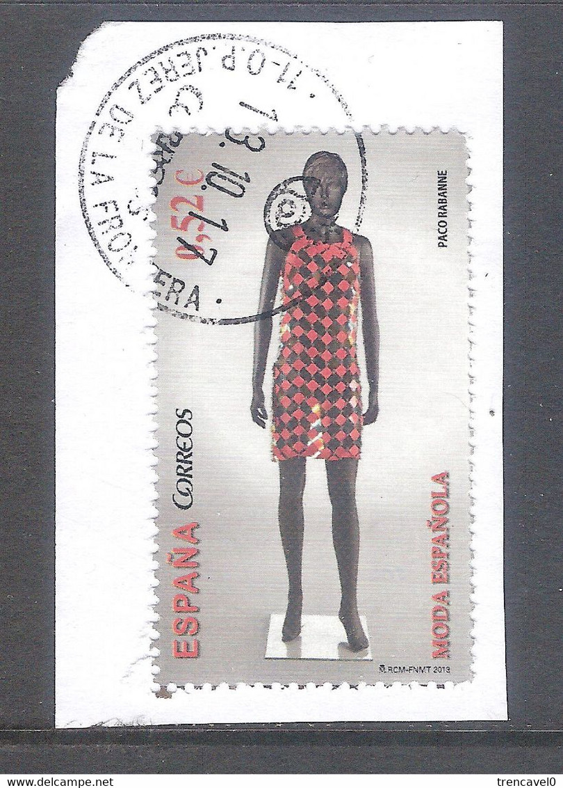 España 2013- 1 Sello Usado Y Circulado -Paco Rabanne-Moda Española-Espagne-Spain-Spanje-Spagna - Used Stamps