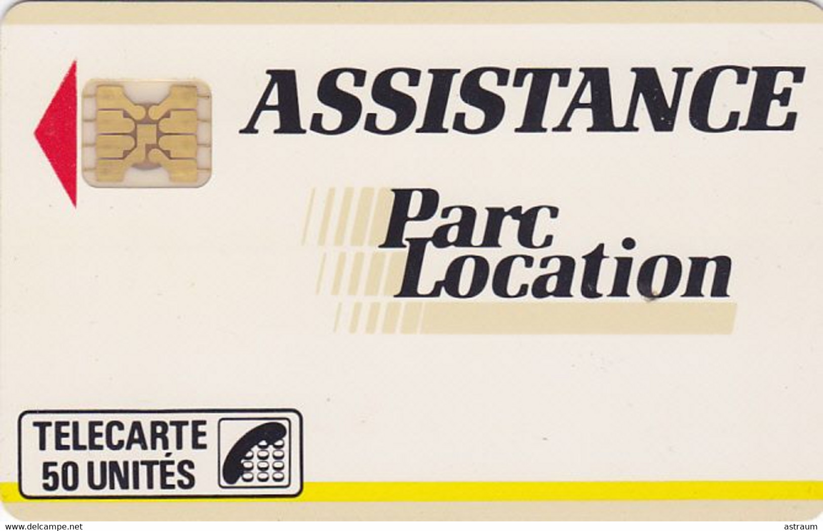 Telecarte Privée - D45 A - Diac - Assistance Parc Location  - SC4 Ob - 1500 Ex - 50 Un - 1989 - Phonecards: Private Use