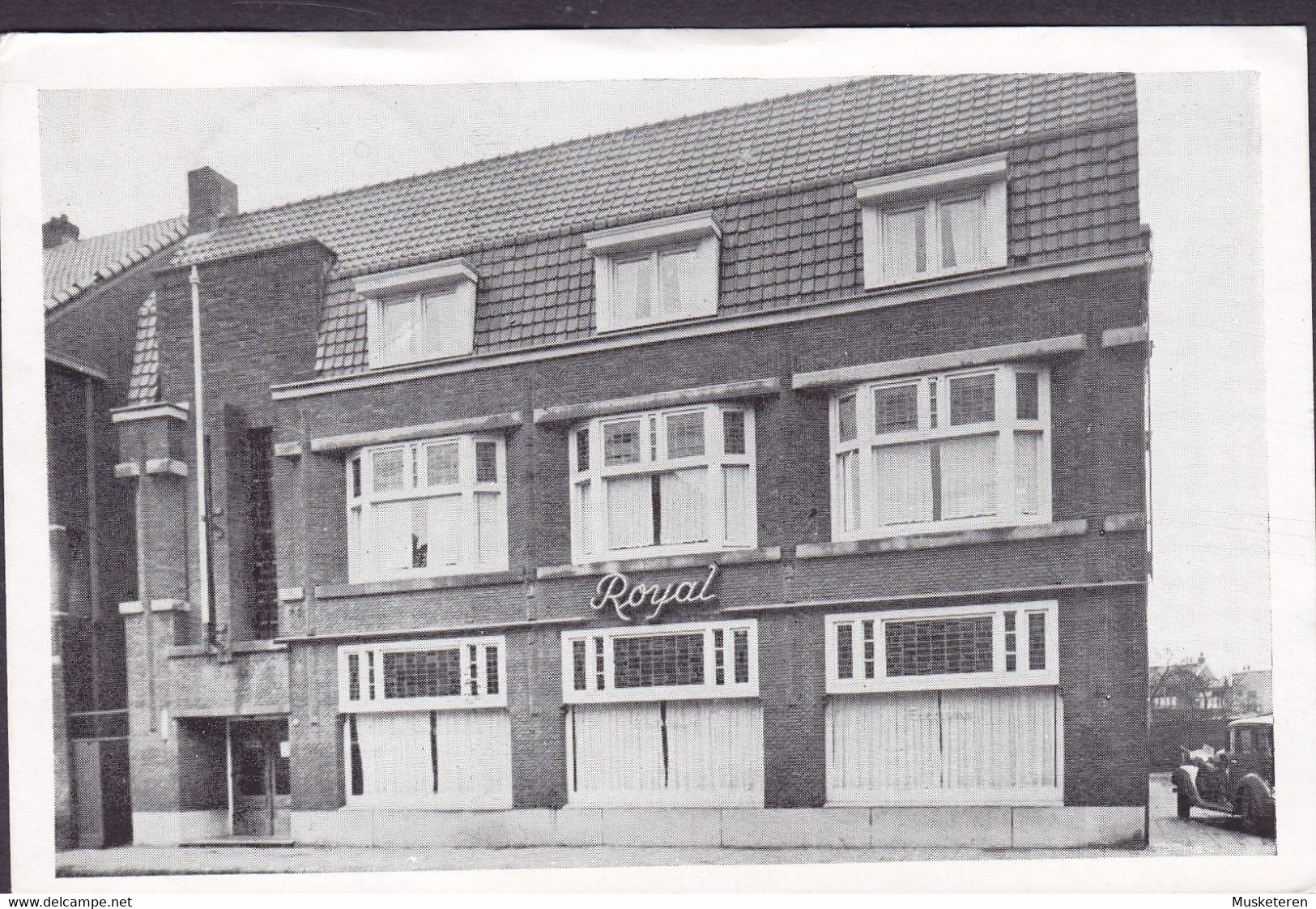 Netherlands PPC Hotel 'Royal - Eulderink' Hengelo HENGELO (Ov.) 1949 LUND Sweden (2 Scans) - Hengelo (Ov)