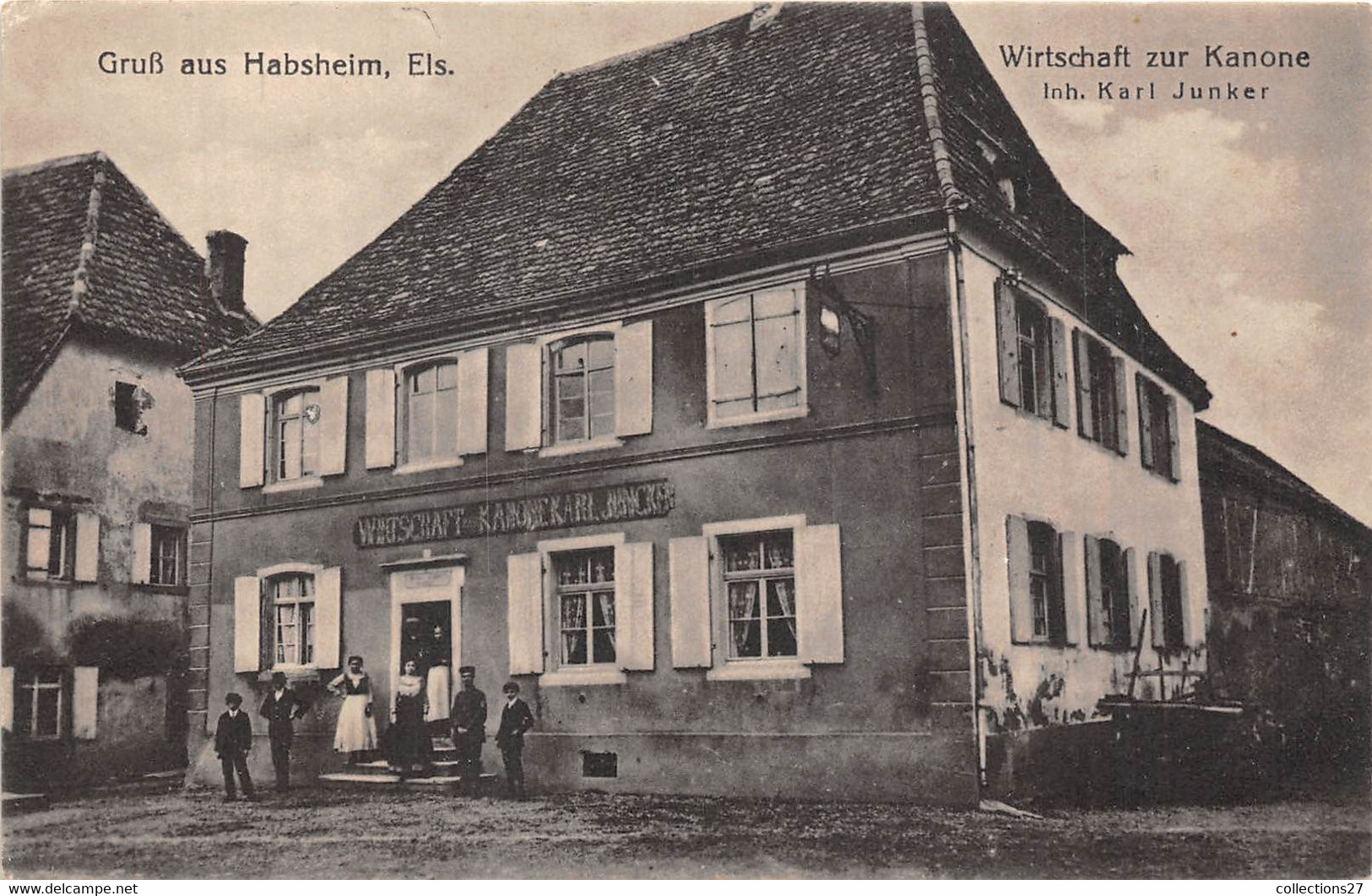 68-HABSHEIM- WIRTSCHAFT ZUR KANONE - Habsheim