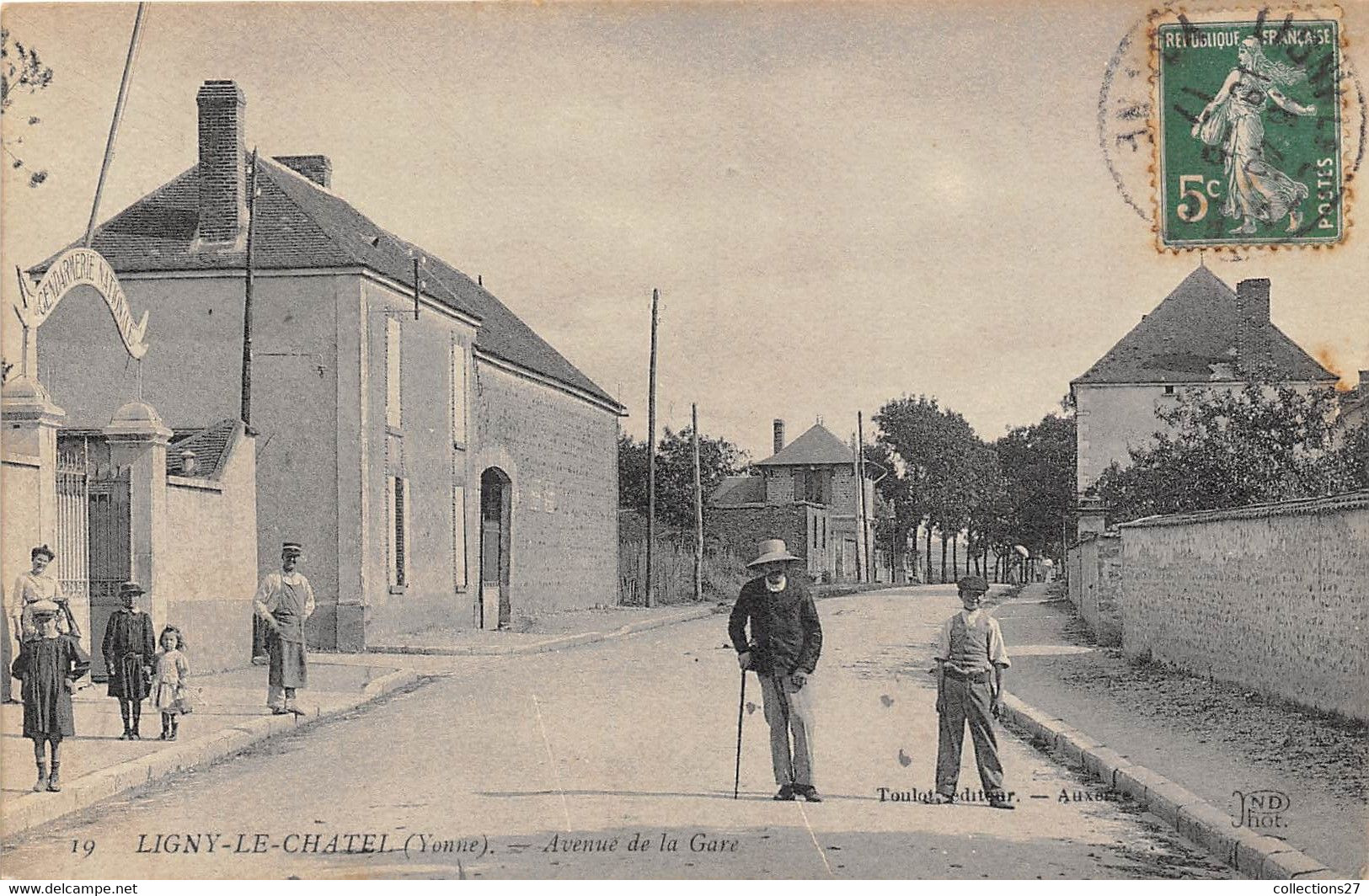 89-LIGNY-LE-CHATEL- AVENUE DE LA GARE - Ligny Le Chatel