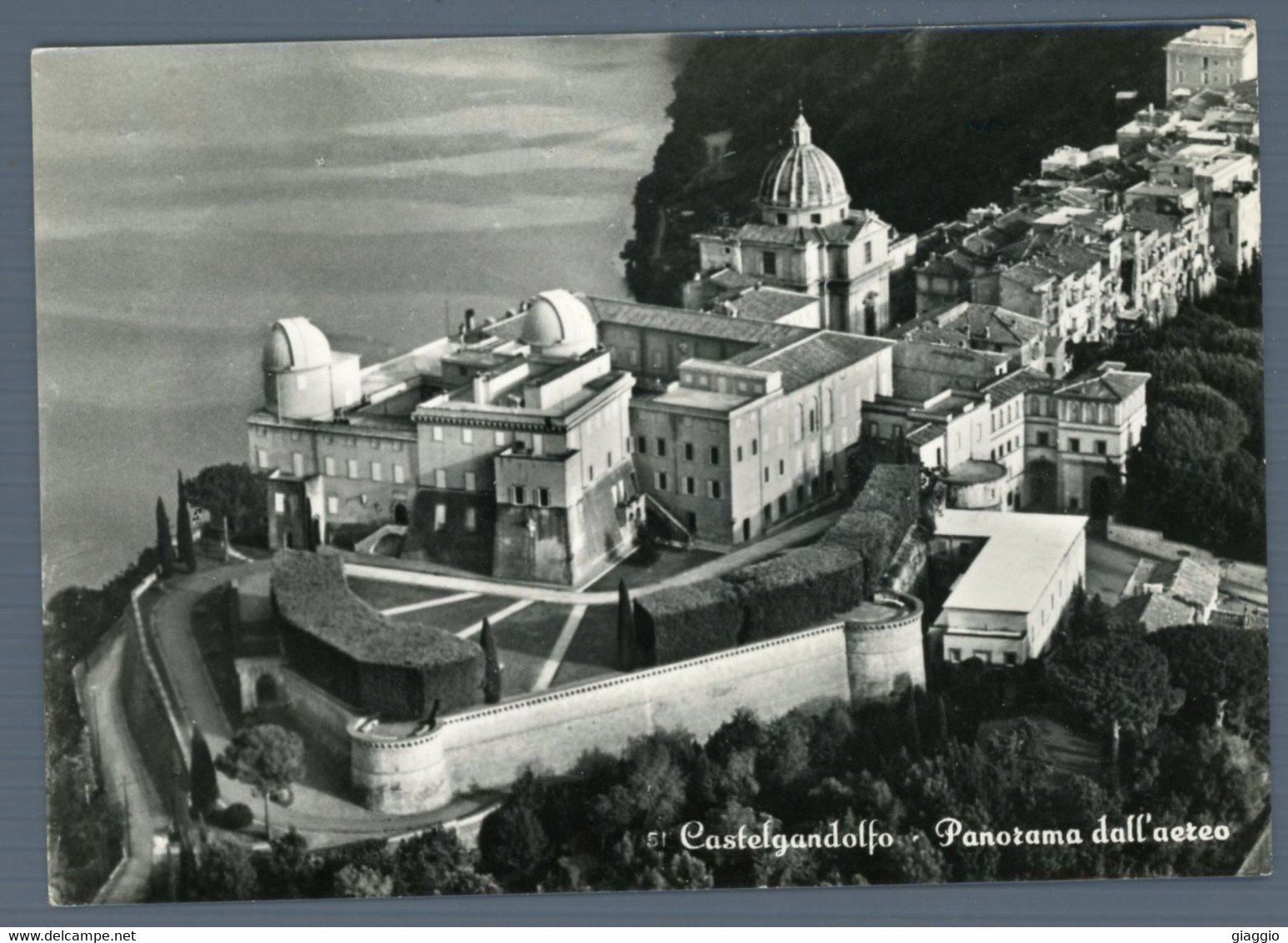 °°° Cartolina - Castelgandolfo Panorama Dall'aereo Viaggiata °°° - Velletri