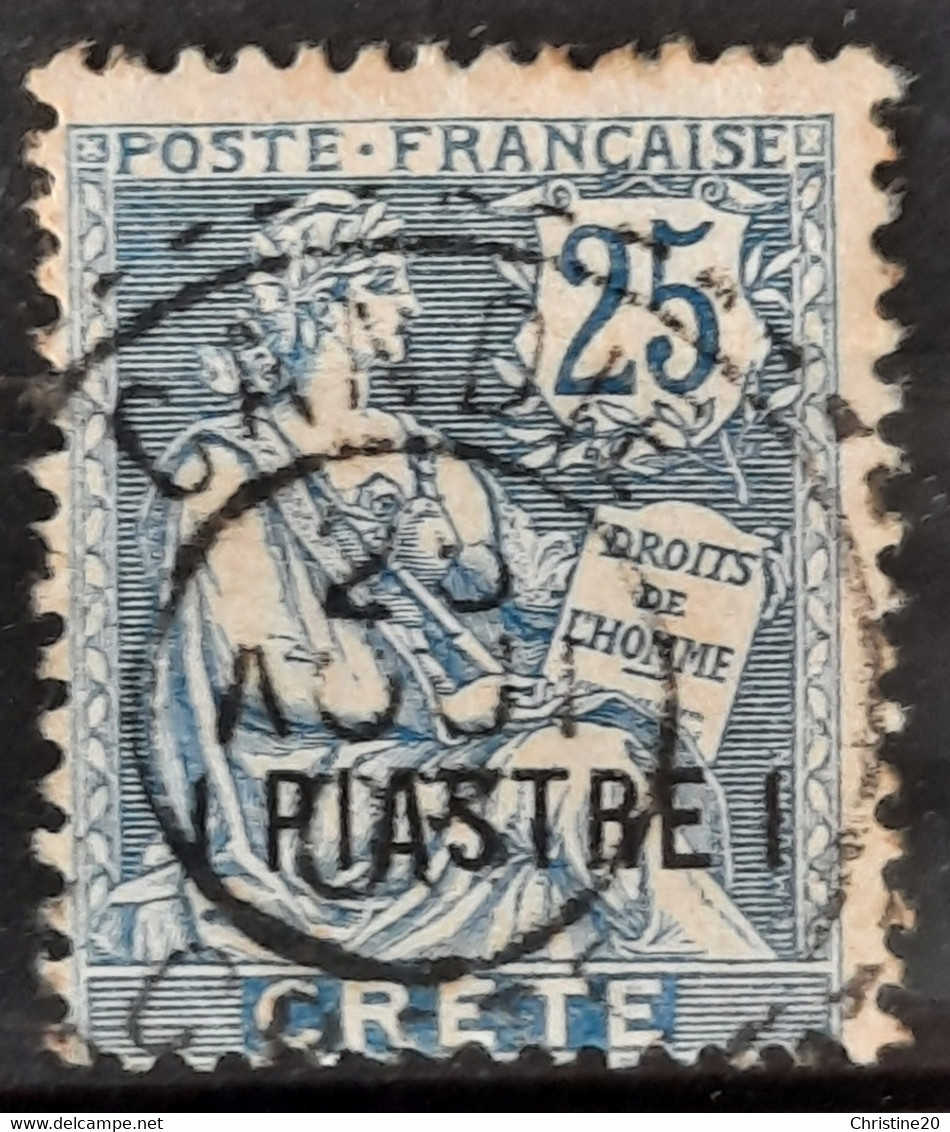 Crète 1903 N°16 Ob TB Cote 55€ - Oblitérés
