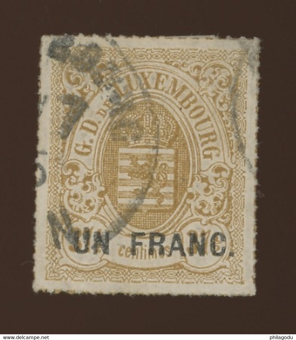 UN Franc. 24 Ø .  Cote Yv. 100,--€ - 1882 Allegorie