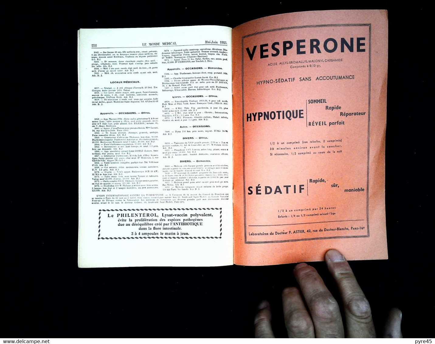 Revue " Le monde médical " n° 991, 1955