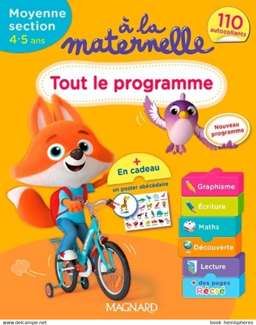 Tout Le Programme Moyenne Section 4-5 Ans 2016 De Michèle Brossier (2016) - 0-6 Ans