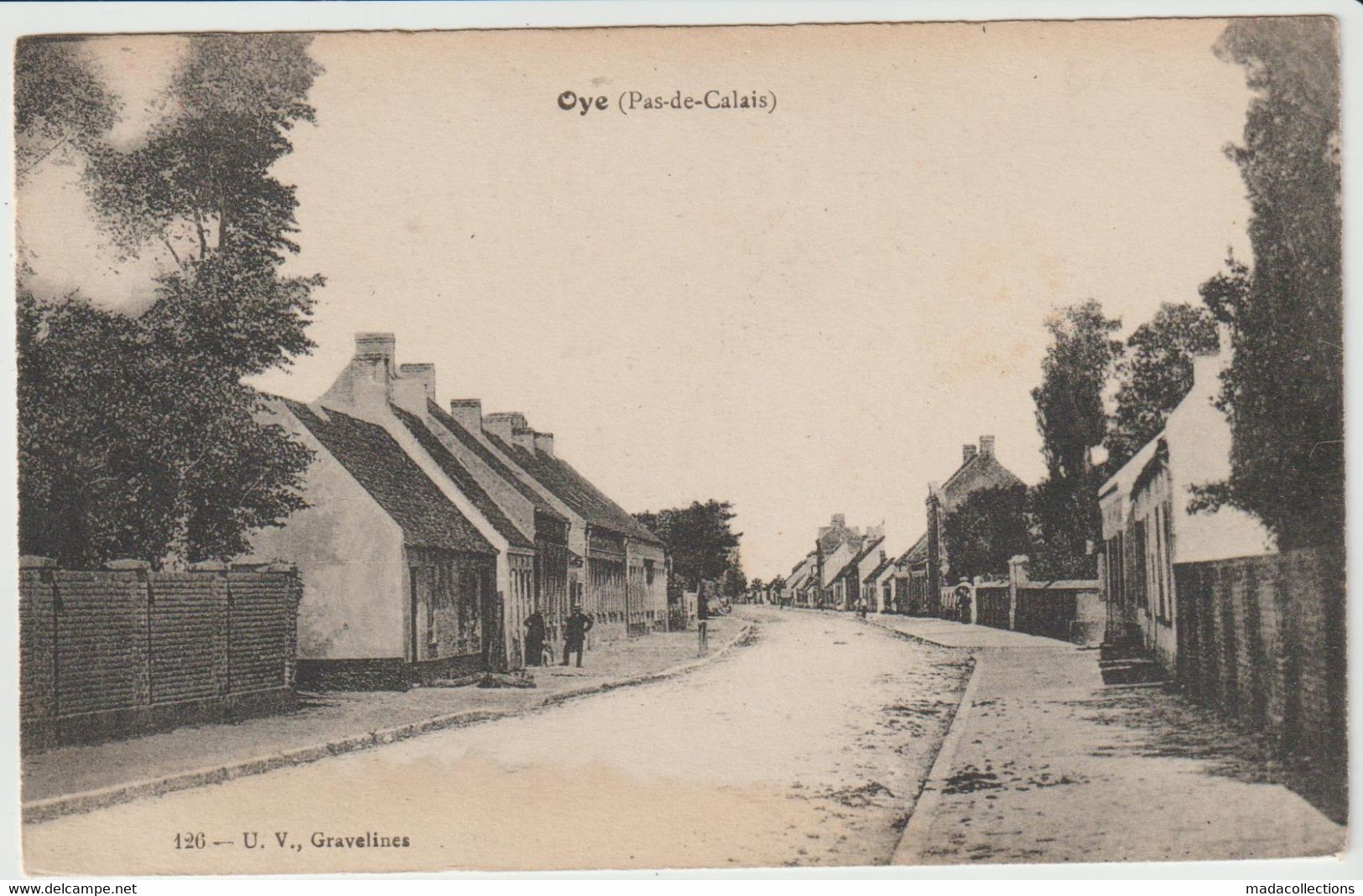 Oye (62 - Pas De Calais) Une Rue - Oye Plage