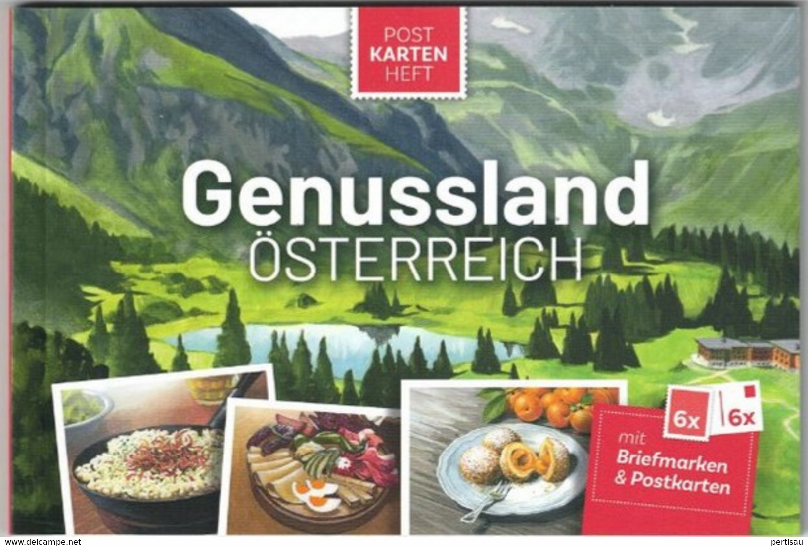 Genieten In Oostenrijk 6 Speciale Zegels En Kaarten 2022 - Neufs