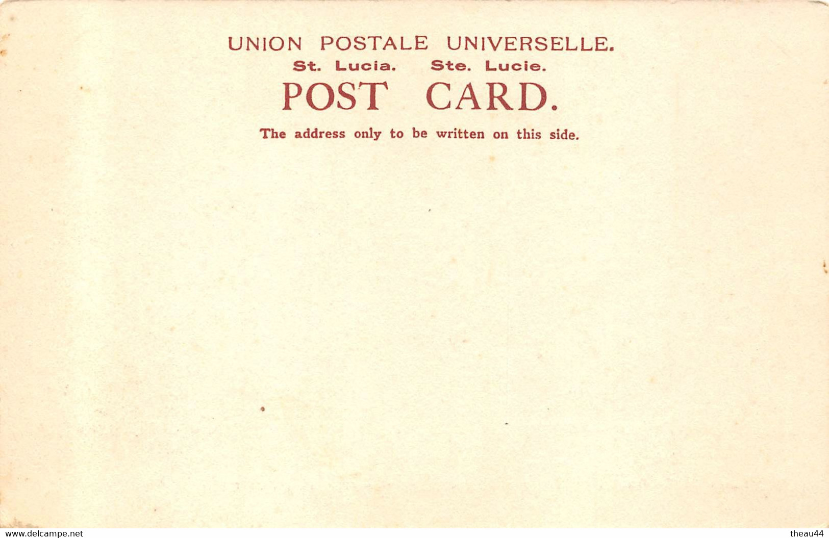 AMERIQUE   -   ANTILLES  -  SAINTE-LUCIE   -  Abandoned Garrison - Shipment Of Military Stores From A.S.C. Yard Feb 1906 - St. Lucia