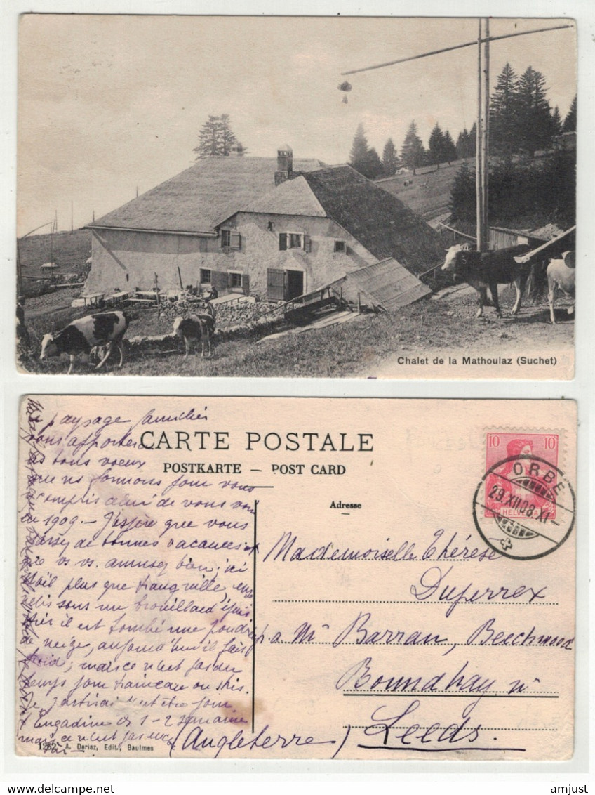 Suisse// Schweiz //  Vaud // Chalet De La Mathoulaz (Rances) - Rances