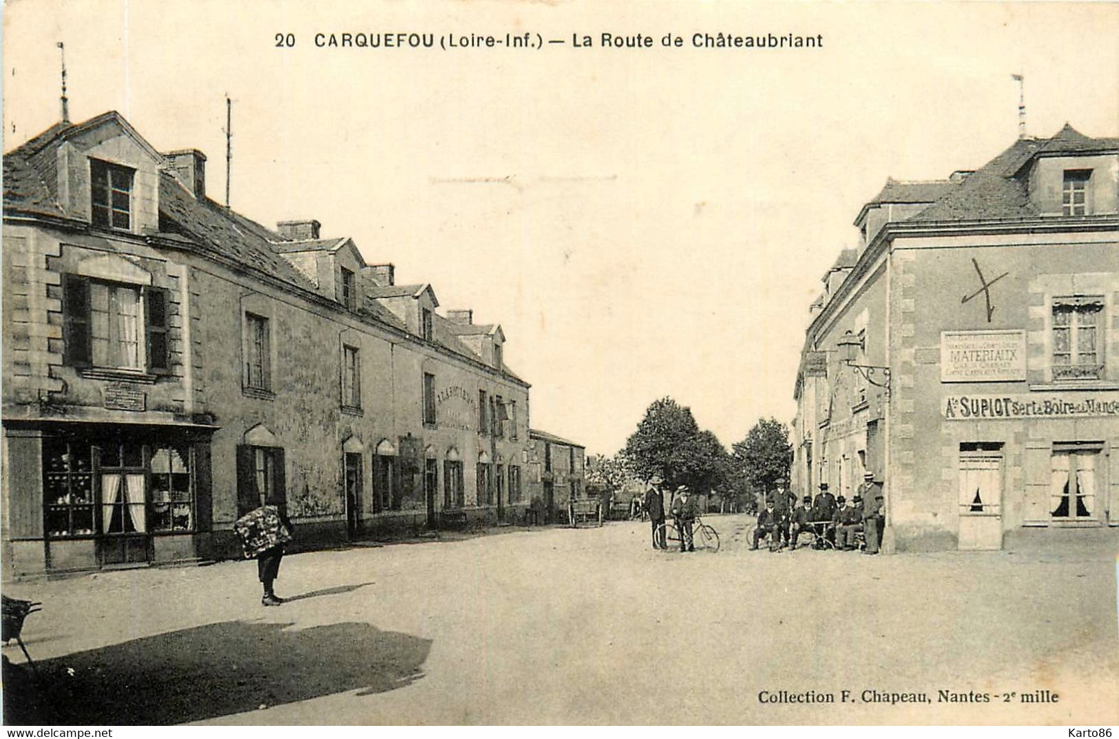 Carquefou * La Route De Châteaubriant * Auberge Restaurant SUPIOT * Villageois - Carquefou