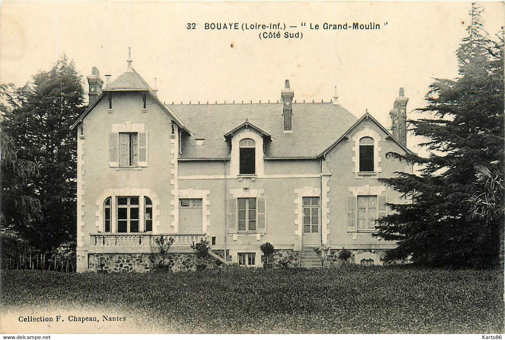 Bouaye * Manoir Le Grand Moulin , Côté Sud - Bouaye
