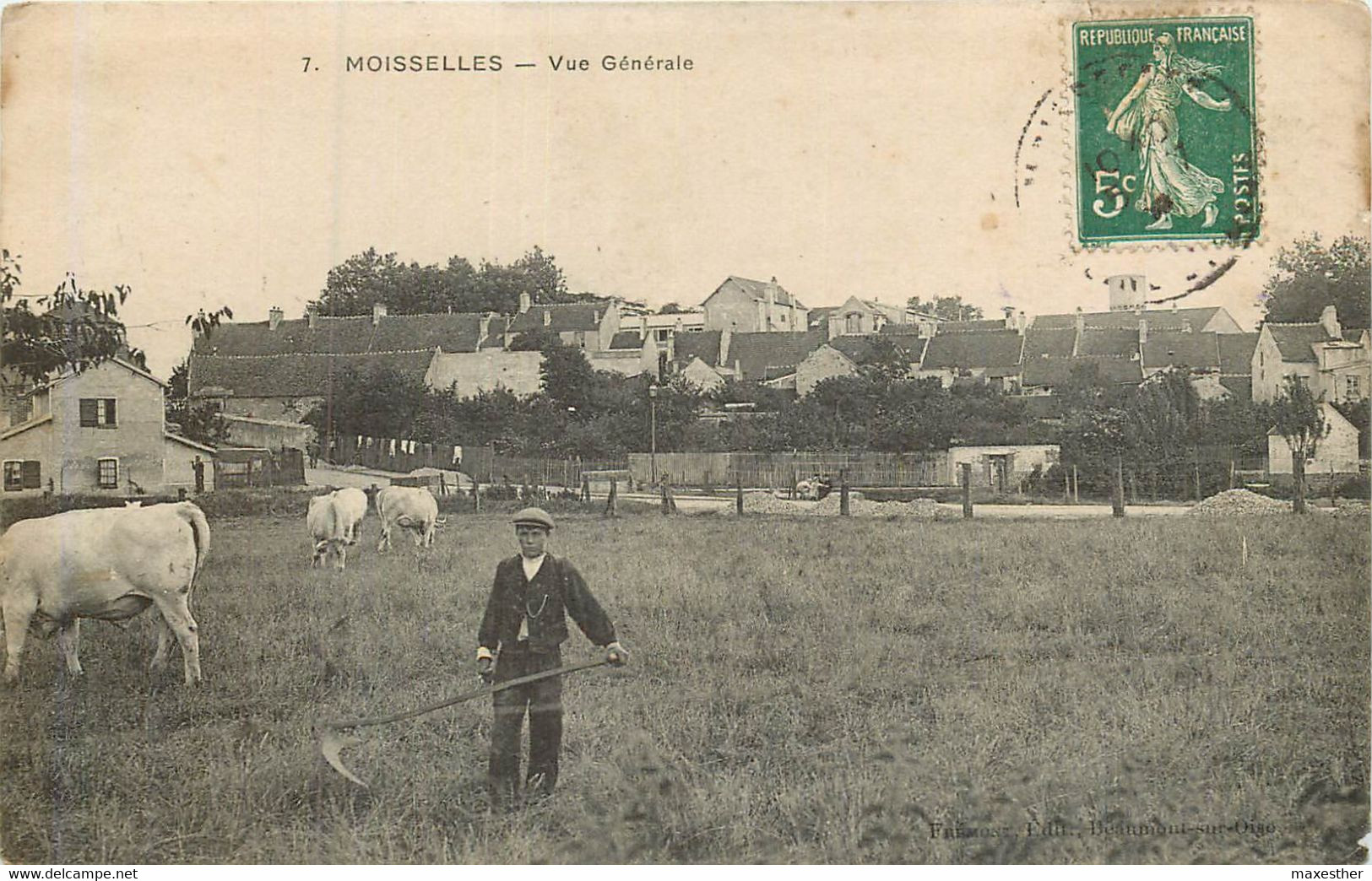 MOISSELLES Un Faucheur à La Moisson - Moisselles