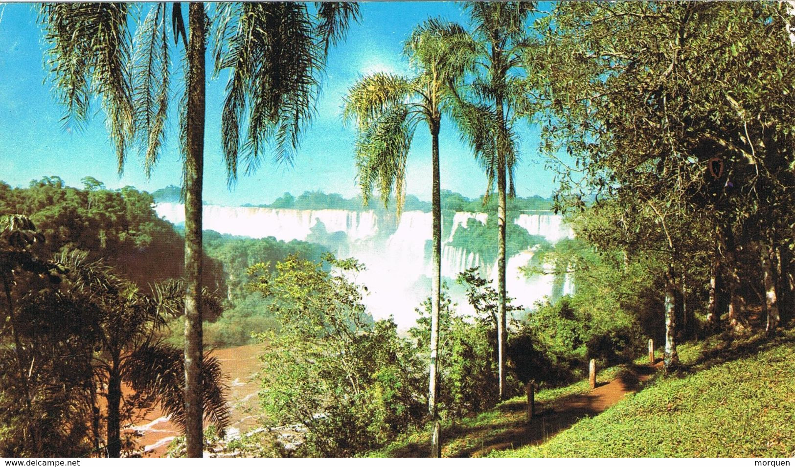 44509. Carta Aerea PUERTO RICO (Misiones) Argentina 1984. Franqueo Encotel. Cataratas Del IGUAZU - Covers & Documents