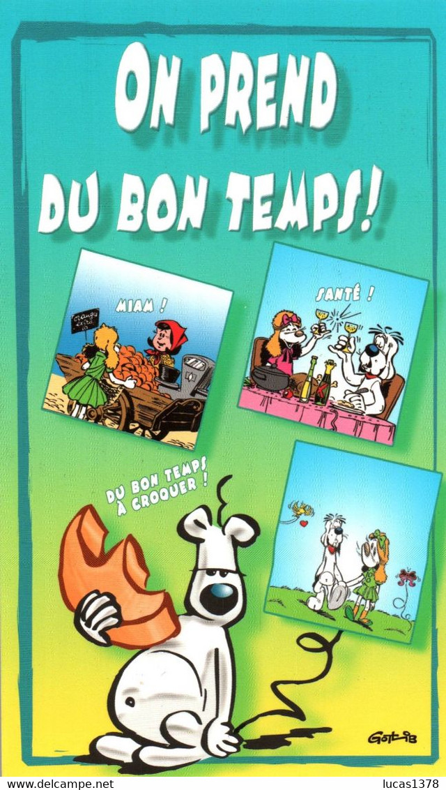 Thème -BD - Gotlib - Gai-Luron - lot de 30 cartes