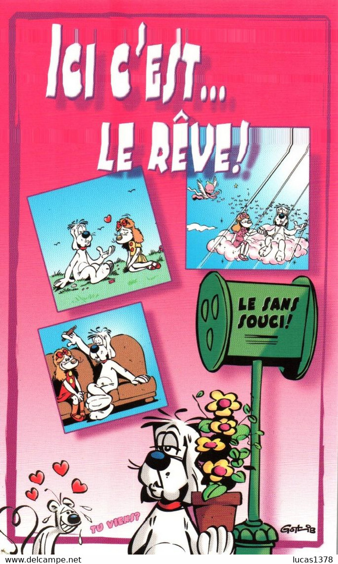 Thème -BD - Gotlib - Gai-Luron - lot de 30 cartes