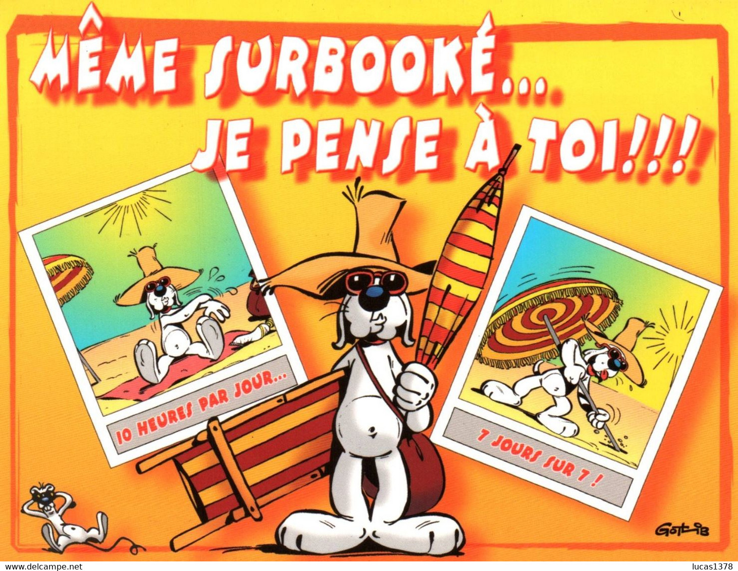 Thème -BD - Gotlib - Gai-Luron - lot de 30 cartes