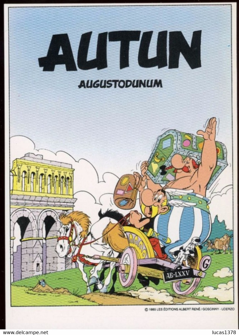 ¤¤ - ASTERIX Et OBELIX - Goscinny Et Uderzo - AUTUN - Carte Du Cercle Eumene - ¤¤ - Fumetti