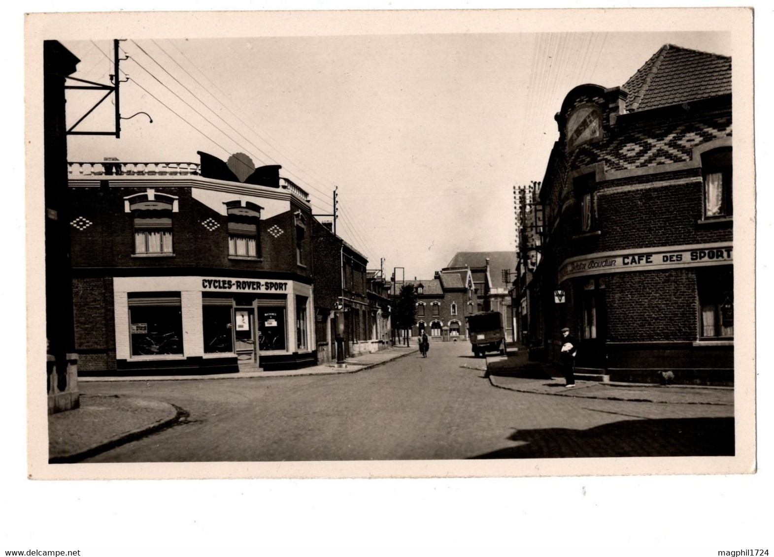 Cpsm (62)--harnes  Carrefour  Route   De Lens. - Harnes