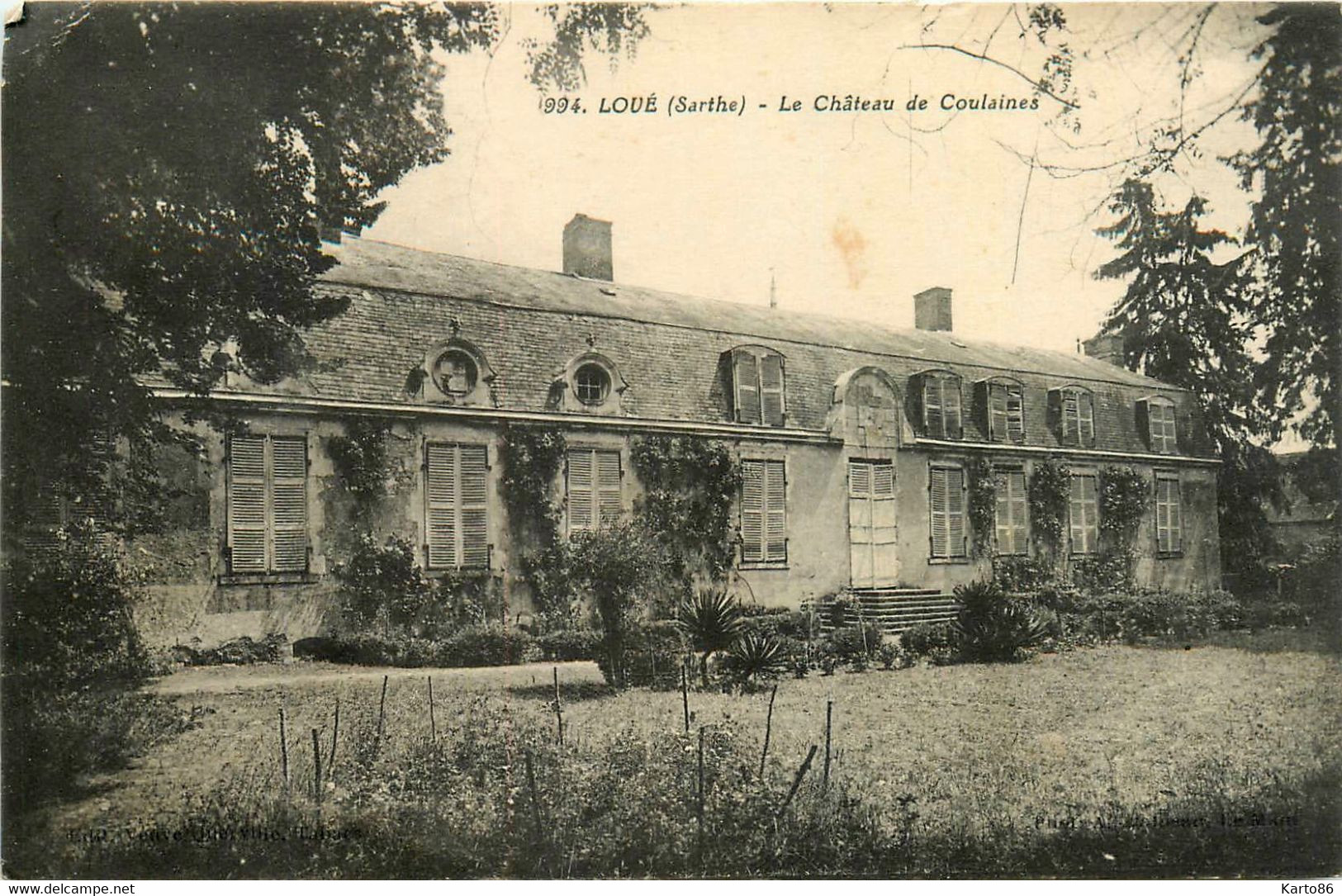 Loué * Le Château De Coulaines - Loue