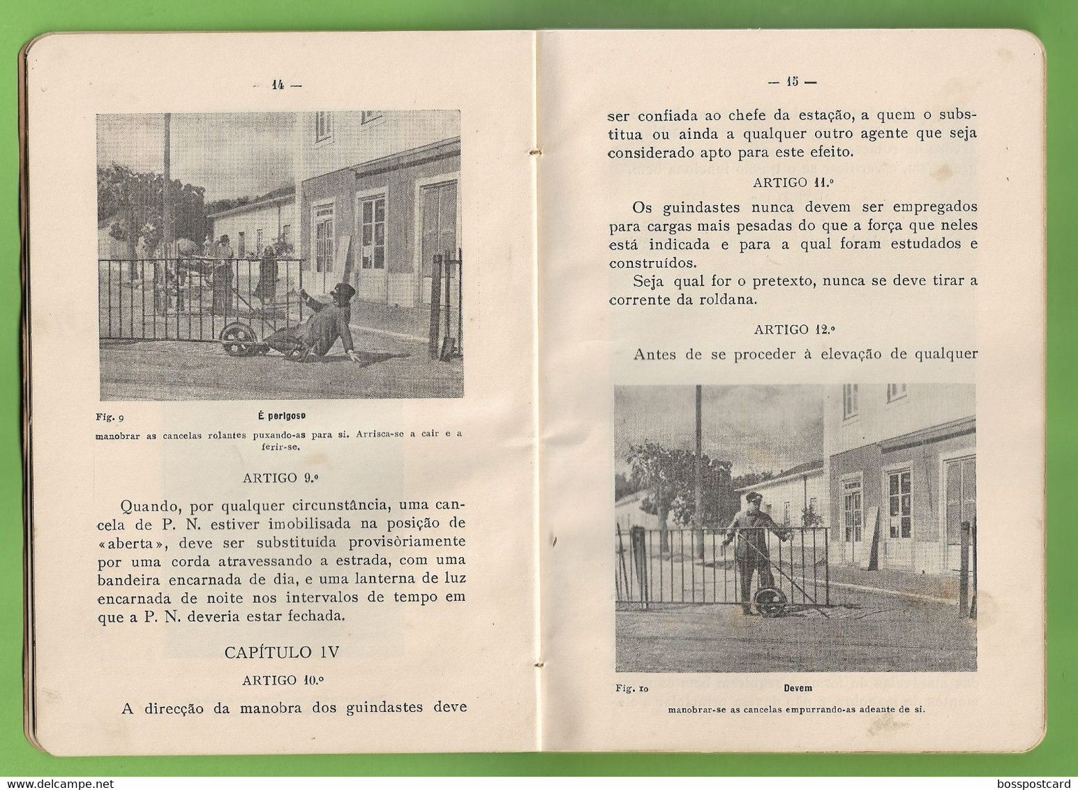 Lisboa -  "Instruções Para Segurança Do Pessoal Das Estações, De Trens..." - Caminho De Ferro Trem Gare Railway Portugal - Livres Anciens