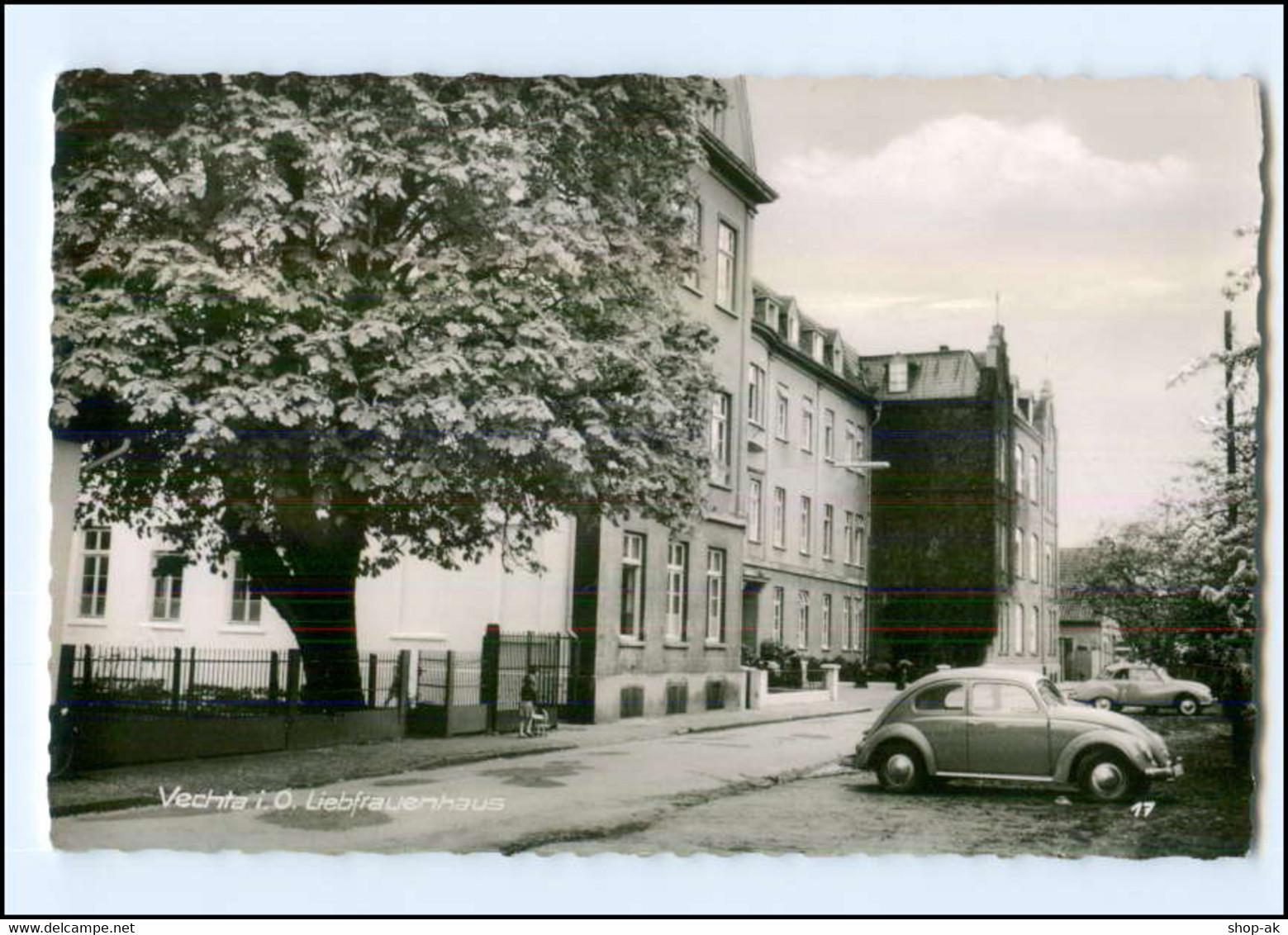 Y10077/ Vechta I.O. Liebfrauenhaus  VW Käfer AK Ca.1965 - Andere & Zonder Classificatie