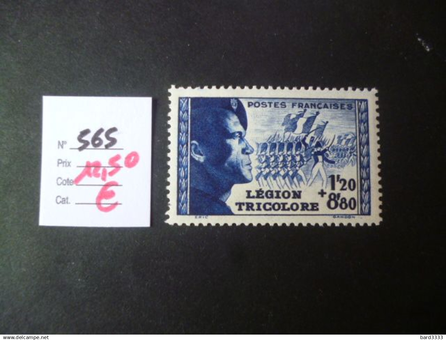 Timbre France Neuf ** 1942  N° 564 Cote 6,00 € - Neufs