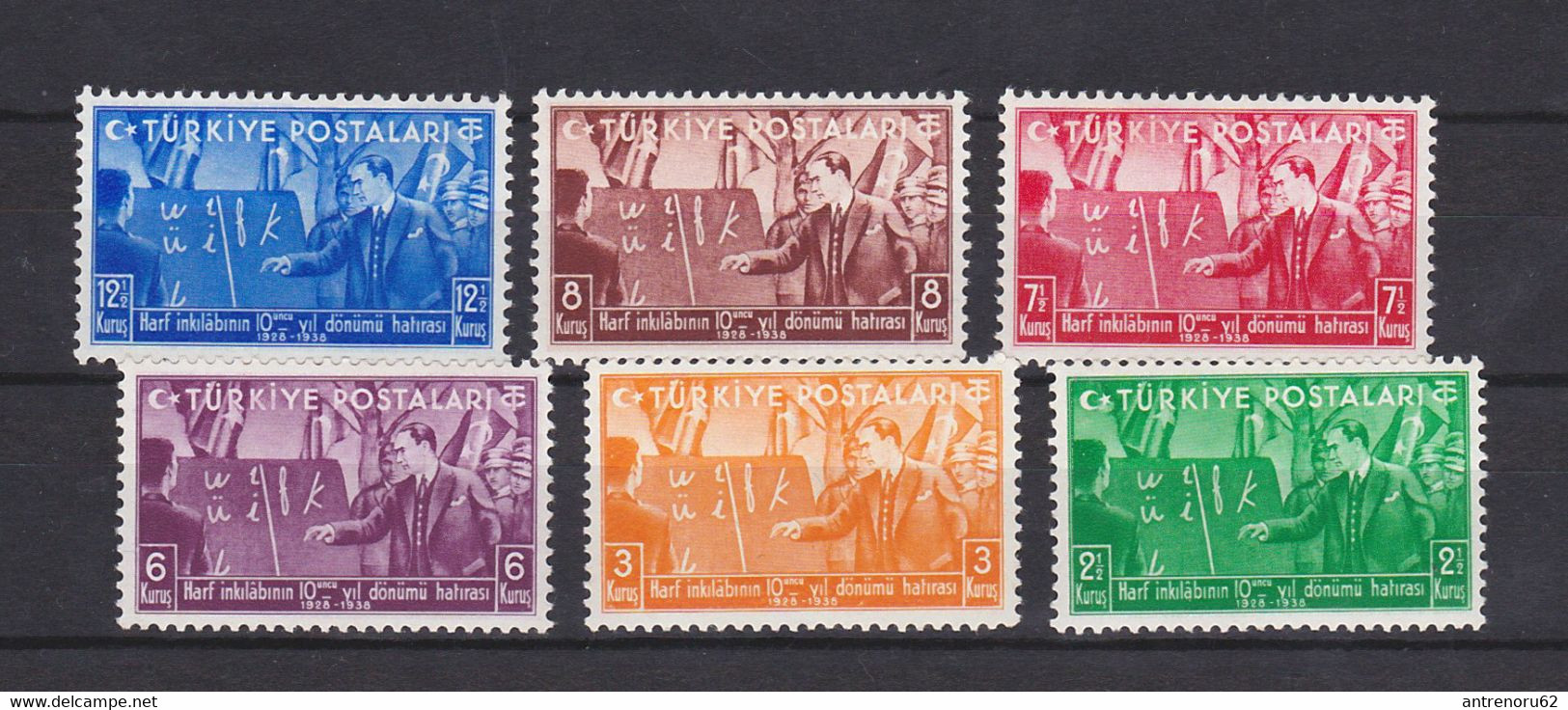 STAMPS-TURKEY-1938-UNUSED-MNH**-SEE-SCAN - Nuovi