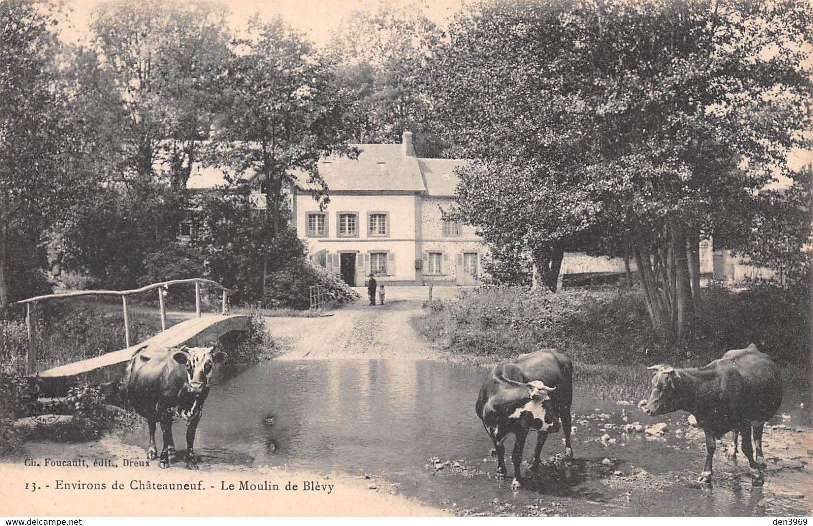 Le Moulin De BLEVY (Eure Et Loir) - Environs De Châteauneuf - Vaches - Blévy