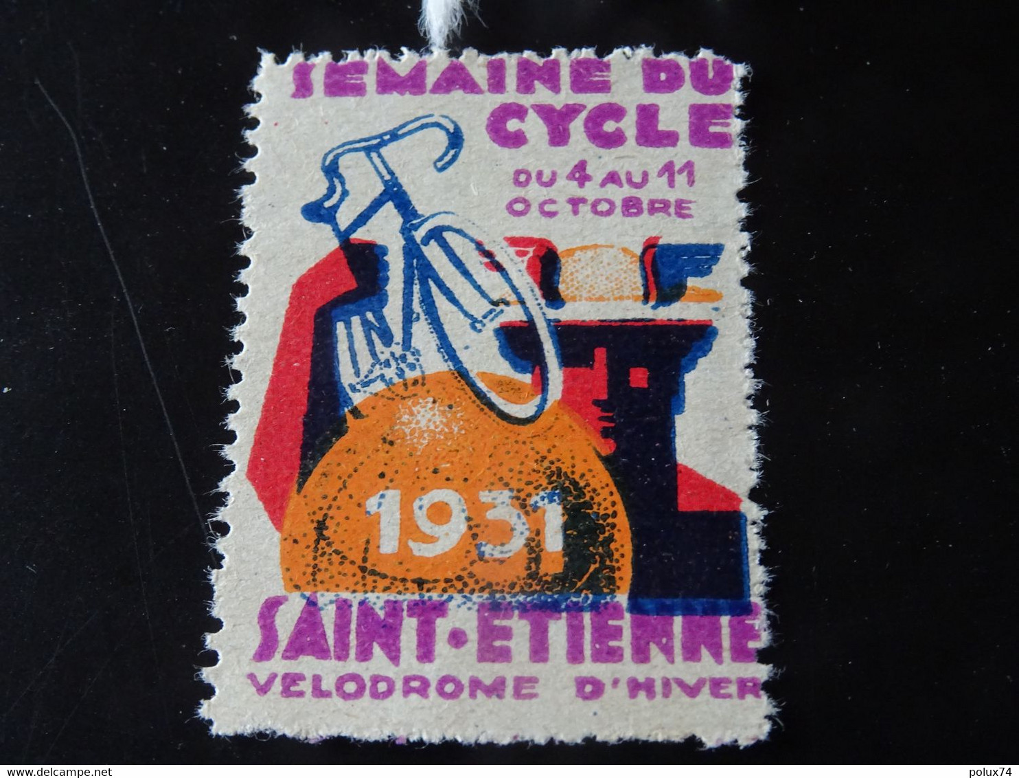 Saint-Etienne 1931 CYCLE Vignette  SG - Sport