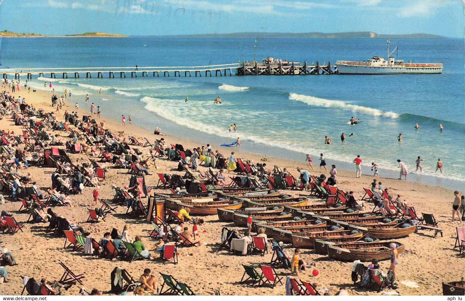 Jetty And Beach, Bournemouth (ac3451) - Bournemouth (hasta 1972)