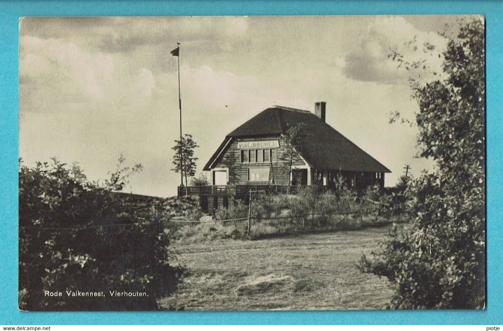 * Vierhouten - Nunspeet (Gelderland - Nederland) * (Uitgave A.J.C.) Fotokaart - Carte Photo, Rode Valkennest, TOP, Rare - Nunspeet