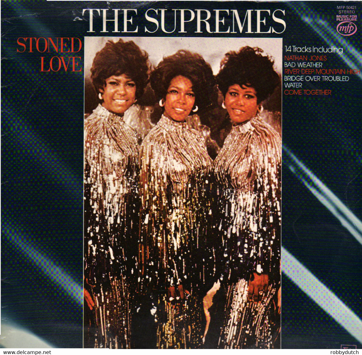 * LP * SUPREMES - STONED LOVE (UK 1971) - Soul - R&B