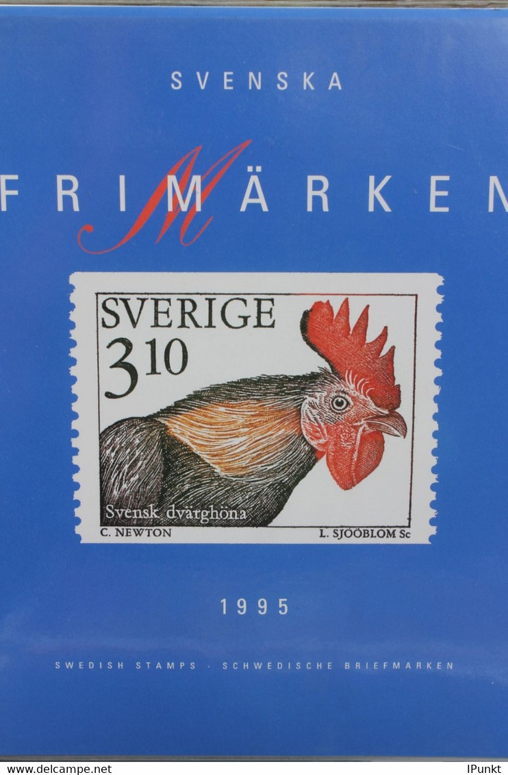 Schweden, Jahresmappe 1995, Jahrgang 1995, Komplett In Mappe, MNH - Komplette Jahrgänge